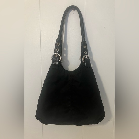 Authentic Prada Tessuto Nylon Shoulder Bag w/Leather handles. - Picture 2 of 9